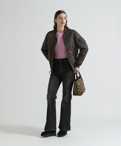 AVIREX（アヴィレックス）の「《直営店限定》LX VARSITY LEATHER MINI TOTE BAG（トートバッグ・レディース・レオパード/マスタード・F）」の14枚目の写真