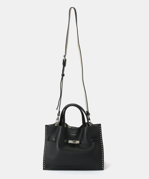 La TOTALITE(ラトータリテ)の「VIOLAd’ORO/ヴィオラドーロ スタッズ トートバッグ(トートバッグ・レディース・ブラック・FREE)」の8枚目の写真