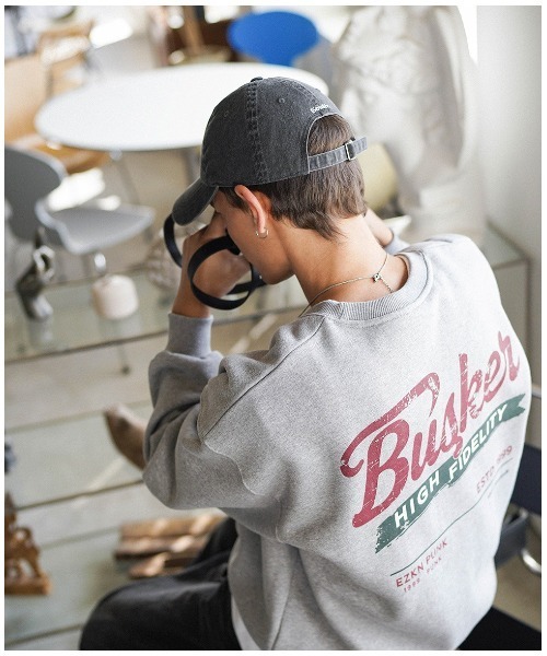 NO NEED（ノーニード）の「【EZKATON】Busker Sweatshirts/KHMT6891（スウェット・メンズ・ブラック/グレー/ナチュラル/ネイビー/バーガンディー・LL/3L/M/L）」の17枚目の写真
