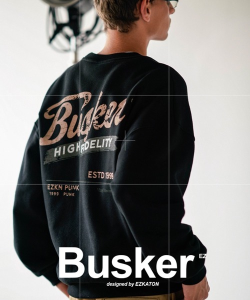 NO NEED（ノーニード）の「【EZKATON】Busker Sweatshirts/KHMT6891（スウェット・メンズ・ブラック/グレー/ナチュラル/ネイビー/バーガンディー・LL/3L/M/L）」の19枚目の写真