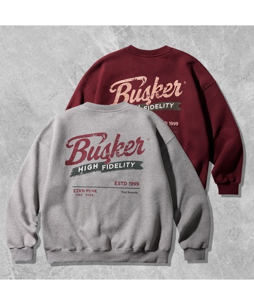 NO NEED（ノーニード）の「【EZKATON】Busker Sweatshirts/KHMT6891（スウェット・メンズ・ブラック/グレー/ナチュラル/ネイビー/バーガンディー・LL/3L/M/L）」の8枚目の写真