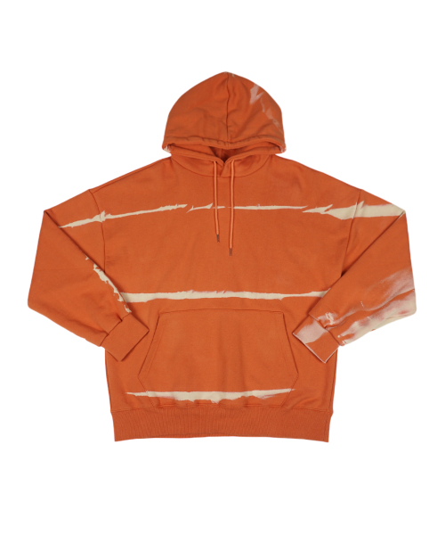 Addicted Stripe Hoodie (Carrot Juice) — худи в полоску