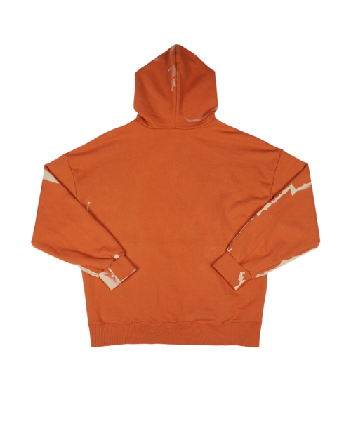 BORN SLIPPY（ボーンスリッピー）の「Addicted Stripe Hoodie (Carrot Juice)（パーカー・レディース・その他・FREE）」の2枚目の写真