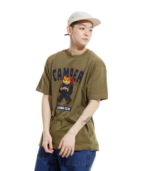 CREAM SODA LAB(クリームソーダラボ)の「キャンピングクラブ 半袖Tシャツ オリーブネイビー(Tシャツ/カットソー・メンズ・その他・MEDIUM/X-LARGE/XX-LARGE/LARGE)」の8枚目の写真