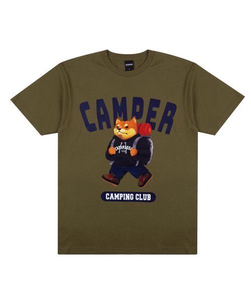 CREAM SODA LAB(クリームソーダラボ)の「キャンピングクラブ 半袖Tシャツ オリーブネイビー(Tシャツ/カットソー・メンズ・その他・MEDIUM/X-LARGE/XX-LARGE/LARGE)」の11枚目の写真
