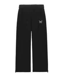 BUTTERFLY WARM COTTON SWEAT PANTS_BLACK