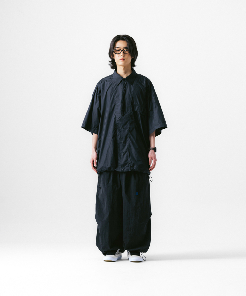 ANGLAN(アングラン)の「Nylon Tuck Belt String Balloon Pants - Black(スウェットパンツ・メンズ・その他・ONE SIZE/1/2)」の14枚目の写真