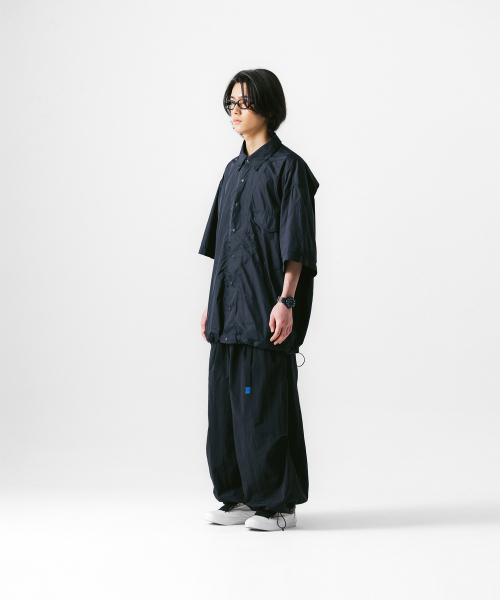 ANGLAN(アングラン)の「Nylon Tuck Belt String Balloon Pants - Black(スウェットパンツ・メンズ・その他・ONE SIZE/1/2)」の15枚目の写真