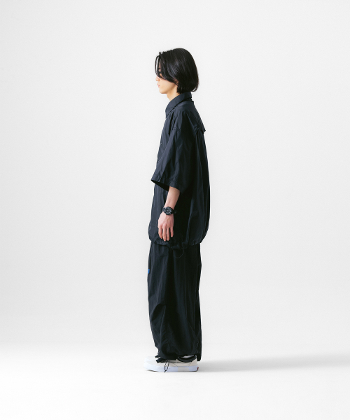 ANGLAN(アングラン)の「Nylon Tuck Belt String Balloon Pants - Black(スウェットパンツ・メンズ・その他・ONE SIZE/1/2)」の16枚目の写真