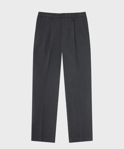 NONBLANK(ノンブランク)の「ワイドフィットスラックス_チャコールグレー(スラックス・メンズ・その他・SMALL/LARGE/MEDIUM)」の1枚目の写真