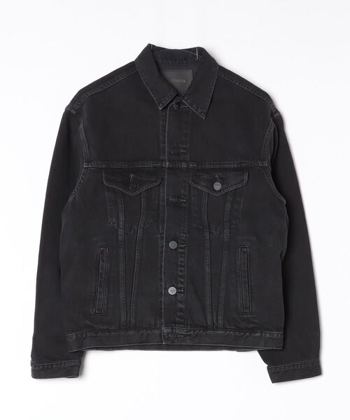 AUTHEN（オーセン）の「【AUTHEN】オーセン/ "TURK" トラッカージャケット BK（デニムジャケット・メンズ・ブラウン/ブラック・MEDIUM/LARGE/SMALL）」の5枚目の写真