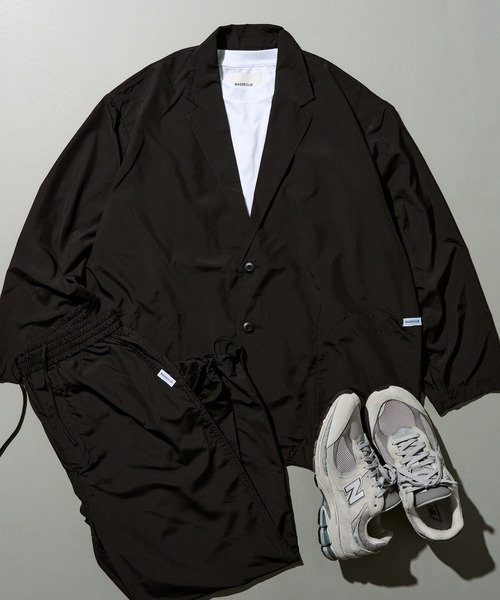 MAISON CLUB(メゾンクラブ)の「【MAISON CLUB】SUPER LIGHT TECH TRAVEL EASY TROUSERS /超軽量リップストップ素材/Tech Nylon Pants /テックナイロンパンツ(その他パンツ・メンズ・カーキ/ブラック/ネイビー・M/L)」の1枚目の写真