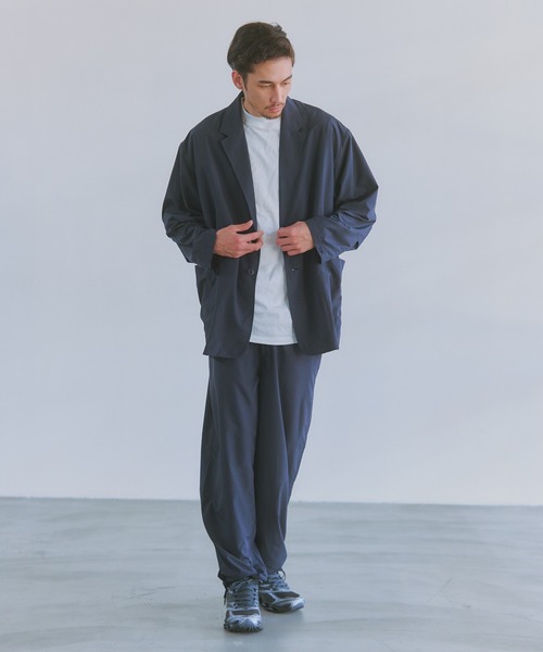 MAISON CLUB(メゾンクラブ)の「【MAISON CLUB】SUPER LIGHT TECH TRAVEL EASY TROUSERS /超軽量リップストップ素材/Tech Nylon Pants /テックナイロンパンツ(その他パンツ・メンズ・カーキ/ブラック/ネイビー・M/L)」の9枚目の写真