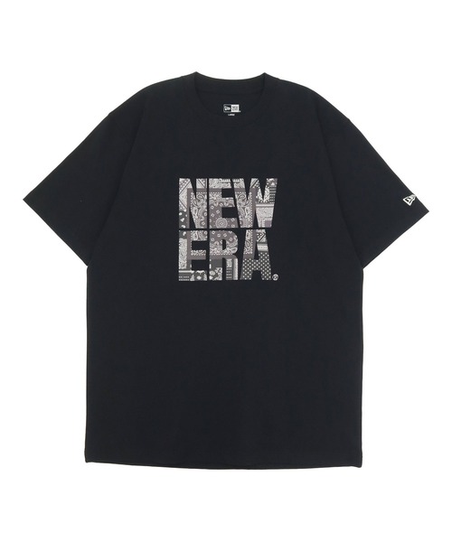 NEW ERA(ニューエラ)の「ニューエラ 半袖Tシャツ スクエアロゴ ラバープリント(Tシャツ/カットソー・メンズ・ブラック/ホワイト・XL/XXL/M/L/S)」の5枚目の写真