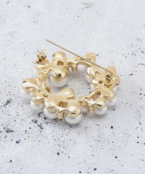 THE SHOP TK (ザ ショップ ティーケー )の「コットンパールブローチ(ブローチ/コサージュ・レディース・シルバー/ゴールド・00)」の5枚目の写真