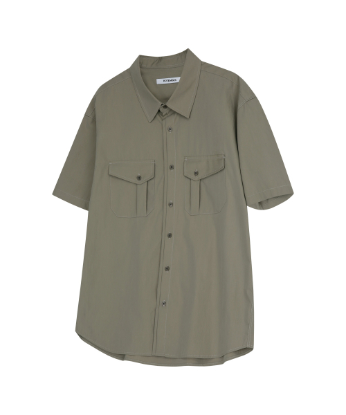 ROTEMBER（ローテンバー）の「シエラ ウェスタンポケットハーフシャツ [カーキ]（シャツ/ブラウス・メンズ・その他・MEDIUM/LARGE/X-LARGE）」の2枚目の写真