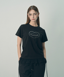 ミヘブグラフィックシンボルTシャツブラック
