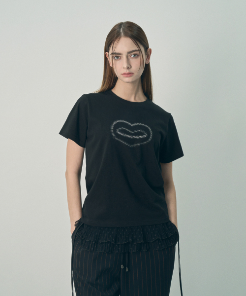 MIHEV（ミヘブ）の「ミヘブグラフィックシンボルTシャツブラック（Tシャツ/カットソー・レディース・その他・MEDIUM/LARGE）」の5枚目の写真