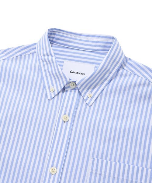 COVERNAT(カバーナット)の「ウェイルロゴストライプシャツライトブルー(シャツ/ブラウス・レディース・その他・LARGE/MEDIUM/SMALL/X-LARGE/XX-LARGE)」の3枚目の写真