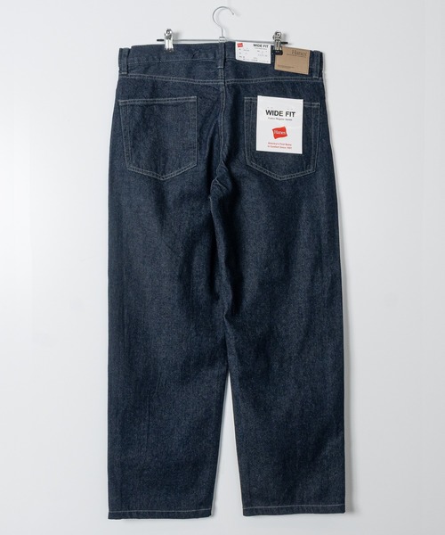 HANES（ヘインズ）の「【3】〔HANES/ヘインズ〕ワイドフィット 5ポケット デニムパンツ（デニムパンツ・メンズ・ライトブルー/ブルー/ネイビー/ブラック・MEDIUM/LARGE/X-LARGE）」の7枚目の写真