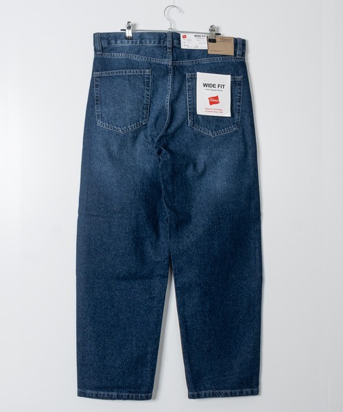 HANES（ヘインズ）の「【3】〔HANES/ヘインズ〕ワイドフィット 5ポケット デニムパンツ（デニムパンツ・メンズ・ライトブルー/ブルー/ネイビー/ブラック・MEDIUM/LARGE/X-LARGE）」の9枚目の写真