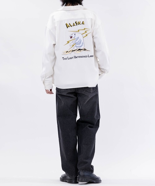 HANES（ヘインズ）の「【3】〔HANES/ヘインズ〕ワイドフィット 5ポケット デニムパンツ（デニムパンツ・メンズ・ライトブルー/ブルー/ネイビー/ブラック・MEDIUM/LARGE/X-LARGE）」の17枚目の写真