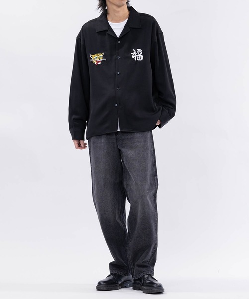 HANES（ヘインズ）の「【3】〔HANES/ヘインズ〕ワイドフィット 5ポケット デニムパンツ（デニムパンツ・メンズ・ライトブルー/ブルー/ネイビー/ブラック・MEDIUM/LARGE/X-LARGE）」の18枚目の写真