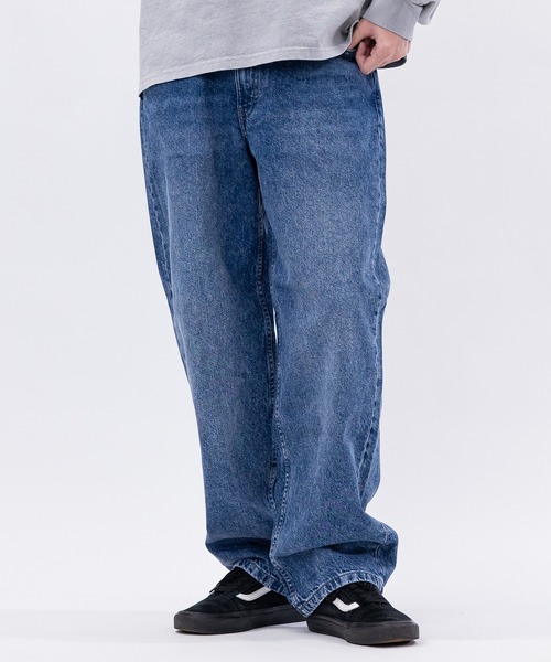 HANES（ヘインズ）の「【3】〔HANES/ヘインズ〕ワイドフィット 5ポケット デニムパンツ（デニムパンツ・メンズ・ライトブルー/ブルー/ネイビー/ブラック・MEDIUM/LARGE/X-LARGE）」の21枚目の写真
