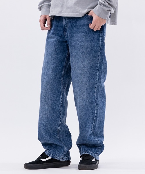 HANES（ヘインズ）の「【3】〔HANES/ヘインズ〕ワイドフィット 5ポケット デニムパンツ（デニムパンツ・メンズ・ライトブルー/ブルー/ネイビー/ブラック・MEDIUM/LARGE/X-LARGE）」の22枚目の写真