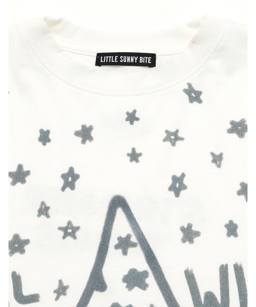 Little sunny bite（リトルサニーバイト）の「★Little sunny bite★stranger things x little sunny bite will long tee（Tシャツ/カットソー・レディース・ピンク/ホワイト/ブルー・MEDIUM/SMALL）」の5枚目の写真