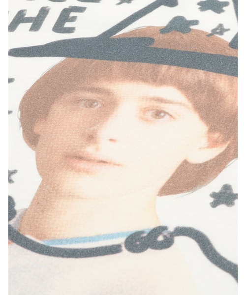 Little sunny bite（リトルサニーバイト）の「★Little sunny bite★stranger things x little sunny bite will long tee（Tシャツ/カットソー・レディース・ピンク/ホワイト/ブルー・MEDIUM/SMALL）」の7枚目の写真