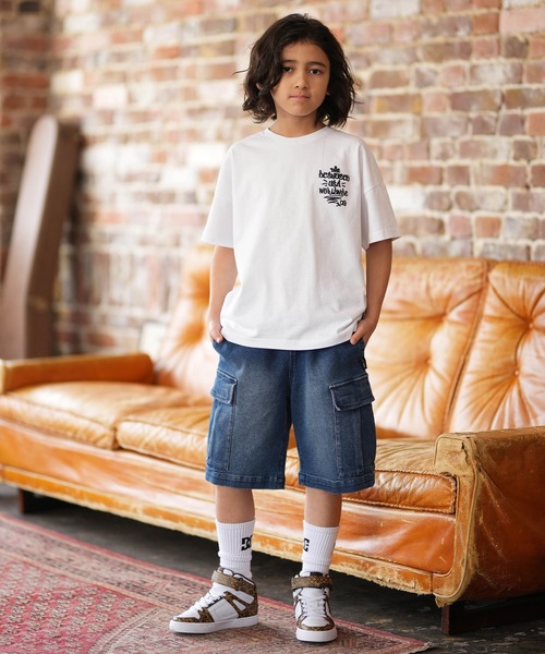 DC（ディーシー）の「DC/ディーシー Tシャツ 26 KD GRAFFITI SS YST261512（Tシャツ/カットソー・キッズ・マルチ/ホワイト/ブラック・140cm/130cm/160cm/150cm/120cm/110cm/100cm）」の11枚目の写真