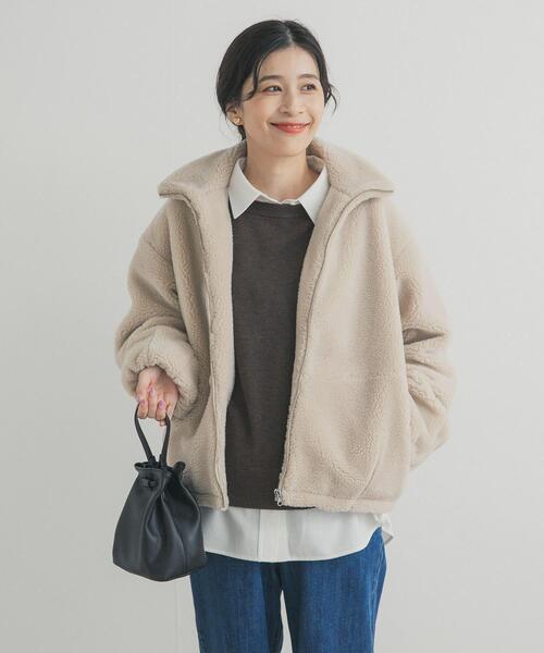 今季新作！ボアブルゾン セール】ZIPボアブルゾン（その他アウター）｜URBAN RESEARCH DOORS