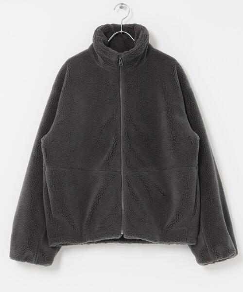 URBAN RESEARCH DOORS(アーバンリサーチドアーズ)の「ZIPボアブルゾン(その他アウター・レディース・オフホワイト/チャコールグレー・FREE)」の16枚目の写真