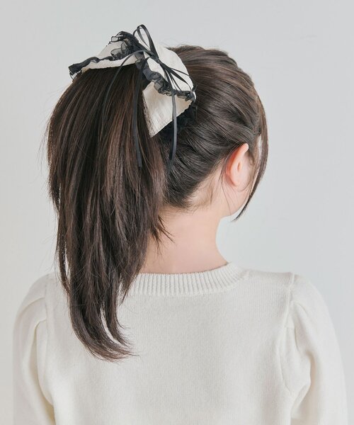 OLIVE des OLIVE（オリーブデオリーブ）の「スクエアシュシュ（ネックレス・レディース・アイボリー・FREE）」の4枚目の写真