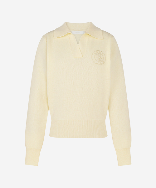 LORDLOAR（ロードロアル）の「シグニチャーカラー長袖ニットYELLOW（ニット/セーター・レディース・その他・LARGE/MEDIUM/SMALL）」の4枚目の写真