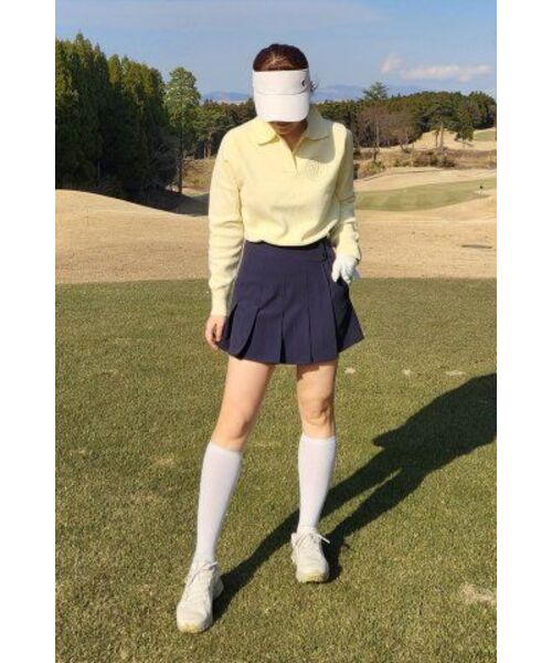 LORDLOAR（ロードロアル）の「シグニチャーカラー長袖ニットYELLOW（ニット/セーター・レディース・その他・LARGE/MEDIUM/SMALL）」の6枚目の写真