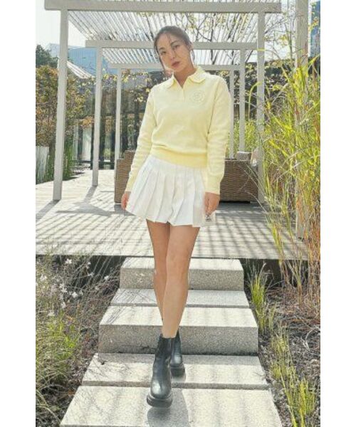 LORDLOAR（ロードロアル）の「シグニチャーカラー長袖ニットYELLOW（ニット/セーター・レディース・その他・LARGE/MEDIUM/SMALL）」の11枚目の写真