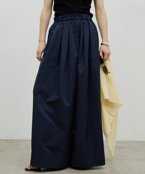 GALLARDAGALANTE（ガリャルダガランテ）の「ギャザーボリュームパンツ（その他パンツ・レディース・ネイビー/ベージュ・FREE）」の2枚目の写真