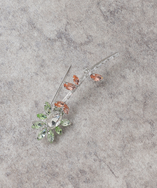 IENA（イエナ）の「ブローチ付きベビーアルパカニット（ニット/セーター・レディース・ライトグリーン/グレー・FREE）」の10枚目の写真