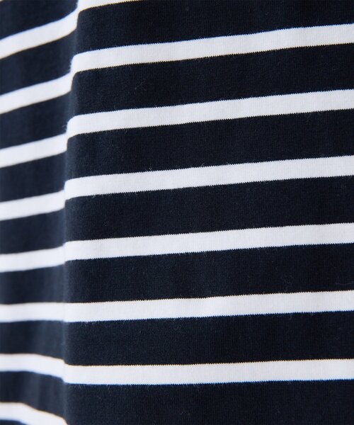 THE PAUSE（ザ ポーズ）の「【THE PAUSE】フレアカフスボーダープルオーバー（Tシャツ/カットソー・レディース・ブラック/ホワイト・FREE）」の9枚目の写真