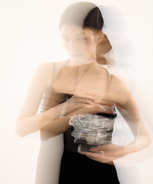 tanakadaisuke（タナカダイスケ）の「【tanakadaisuke/タナカダイスケ】magical powder mini bag/マジカルパウダーミニバッグ（ハンドバッグ・レディース・ブラック・FREE）」の5枚目の写真