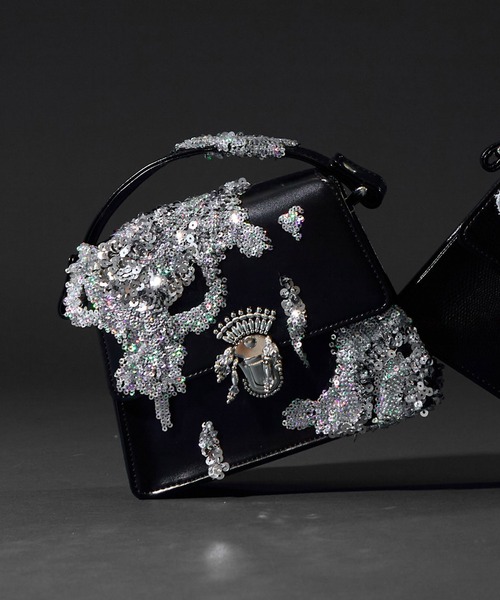 tanakadaisuke（タナカダイスケ）の「【tanakadaisuke/タナカダイスケ】magical powder mini bag/マジカルパウダーミニバッグ（ハンドバッグ・レディース・ブラック・FREE）」の7枚目の写真