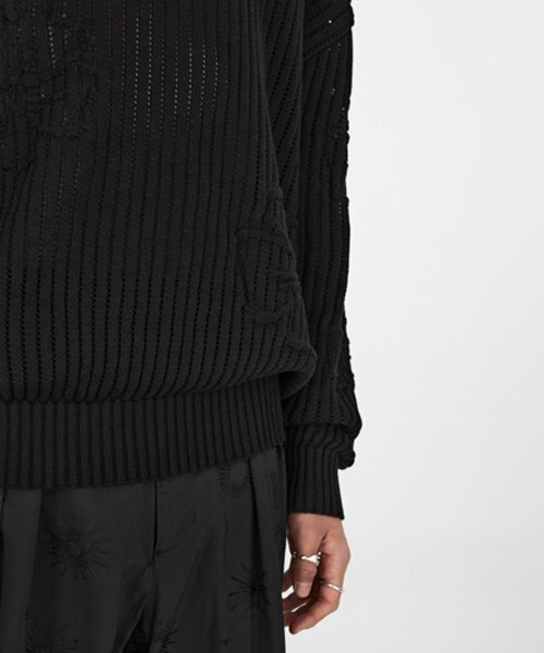 YOUTH(ユース)の「Flower Crew-Neck Knit(ニット/セーター・メンズ・その他・MEDIUM/LARGE)」の4枚目の写真