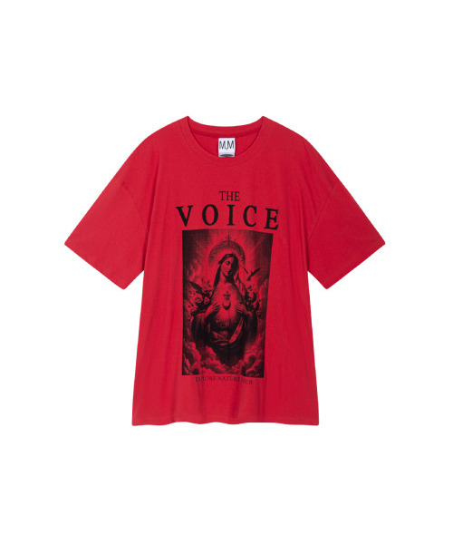 MOSQUITO MURDERERS(モスキートマーダラーズ)の「THE VOICE BIG T-SHIRT -Red(Tシャツ/カットソー・メンズ・その他・OS)」の1枚目の写真