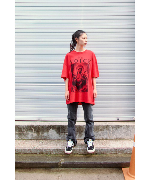 MOSQUITO MURDERERS(モスキートマーダラーズ)の「THE VOICE BIG T-SHIRT -Red(Tシャツ/カットソー・メンズ・その他・OS)」の2枚目の写真