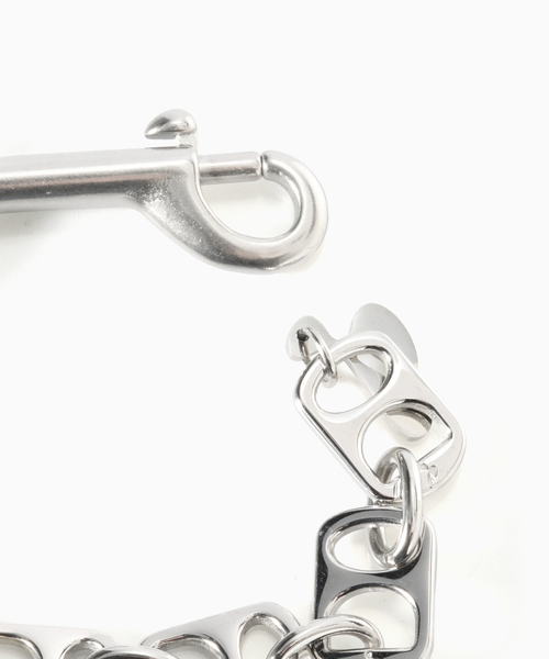 HIDAKA(ヒダカ)の「HIDAKA / ヒダカ PULL TAB BRACELET(ブレスレット・メンズ・シルバー・LARGE/MEDIUM)」の4枚目の写真