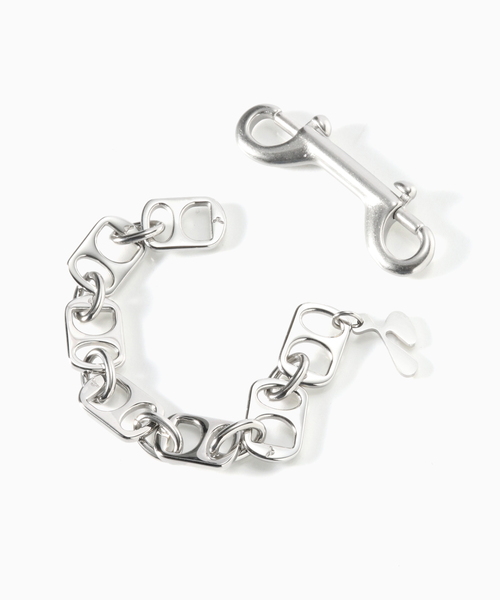 HIDAKA(ヒダカ)の「HIDAKA / ヒダカ PULL TAB BRACELET(ブレスレット・メンズ・シルバー・LARGE/MEDIUM)」の5枚目の写真