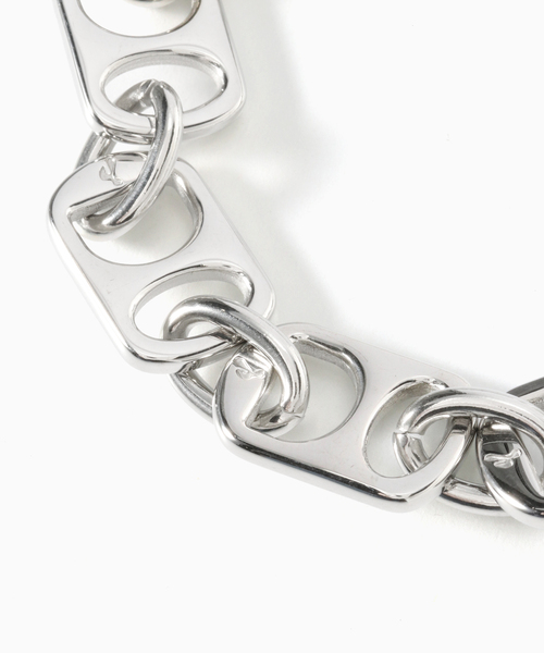 HIDAKA(ヒダカ)の「HIDAKA / ヒダカ PULL TAB BRACELET(ブレスレット・メンズ・シルバー・LARGE/MEDIUM)」の7枚目の写真