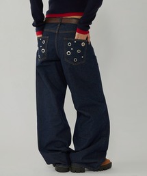 WHO'S WHO gallery（フーズフーギャラリー）の「アイレットローライズデニム（デニムパンツ）」